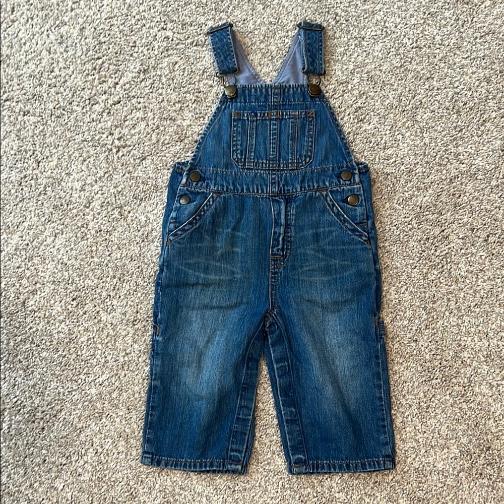GAP Blue Denim Overalls Classic One Piece
